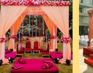 Traditional Baithak Mandap - Corporate Event Management in Udaipur
