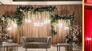 Beige & Gold Elegant Stage - Corporate Event Management in Udaipur
